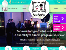 Tablet Screenshot of fotokoutek.com